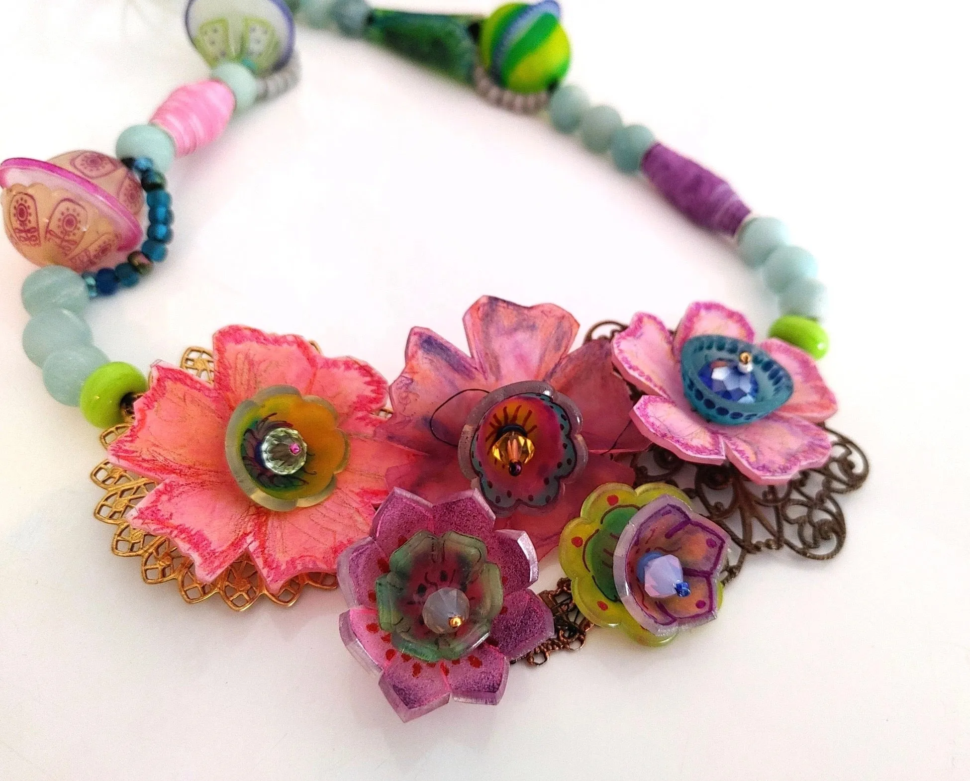 Fantasy Floral Pendant Class