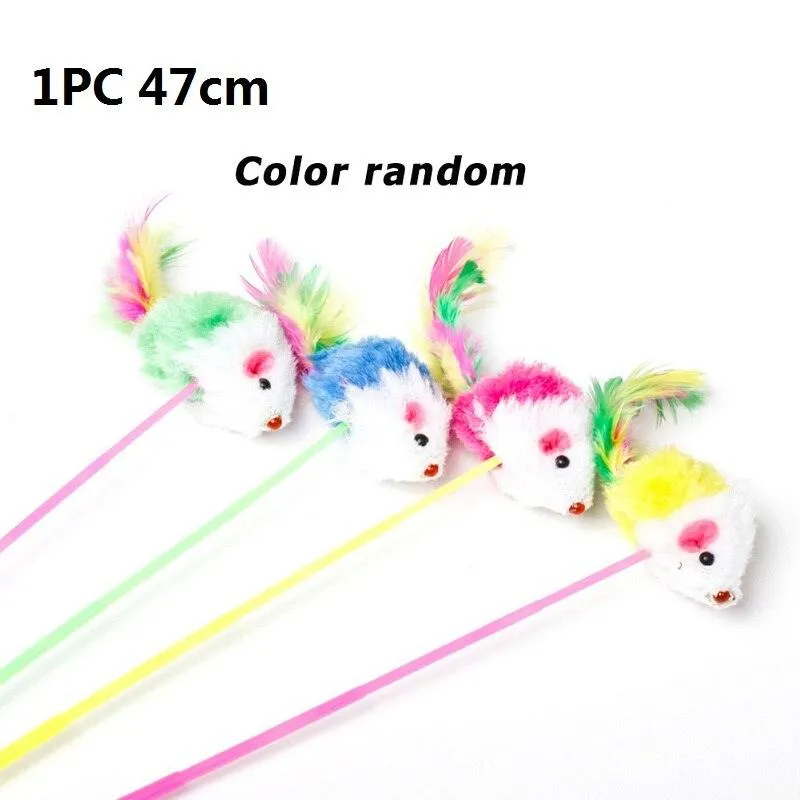 Flexible Cat Playing Rods Set