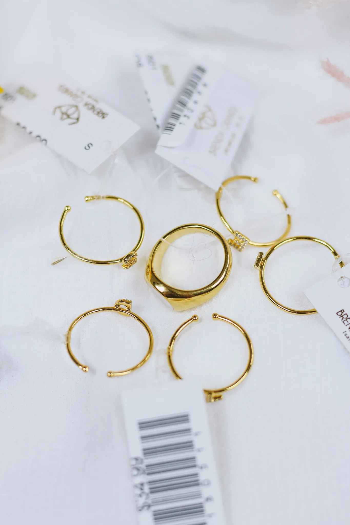 Gold S Initial Ring