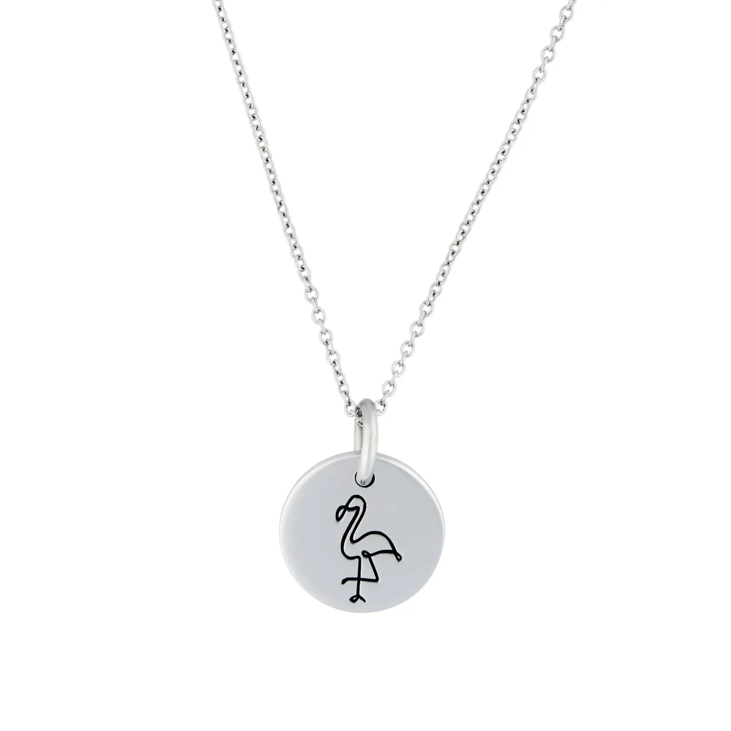 'GYPB' Flamingo Circle Necklace by Lindsey Gurk