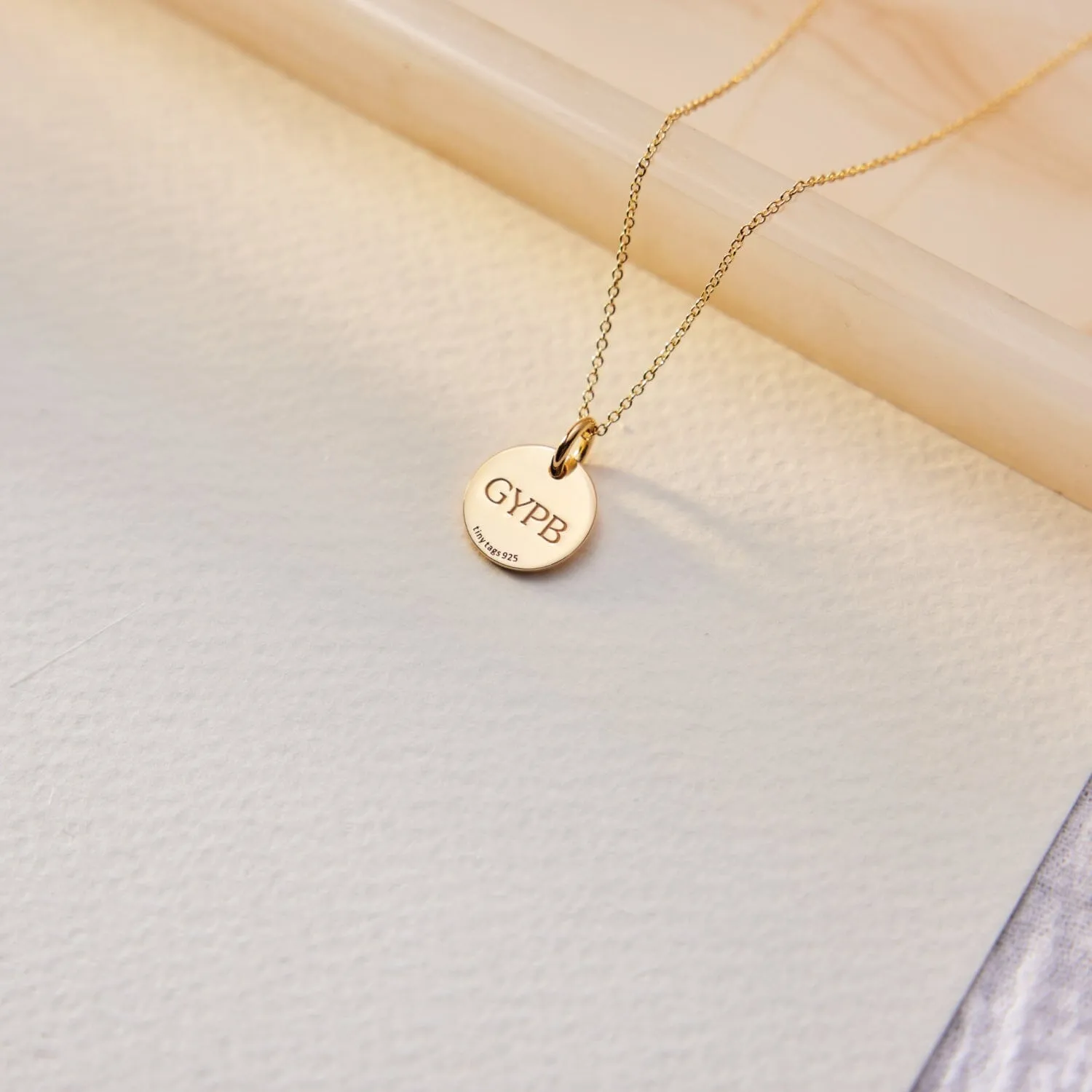 'GYPB' Flamingo Circle Necklace by Lindsey Gurk