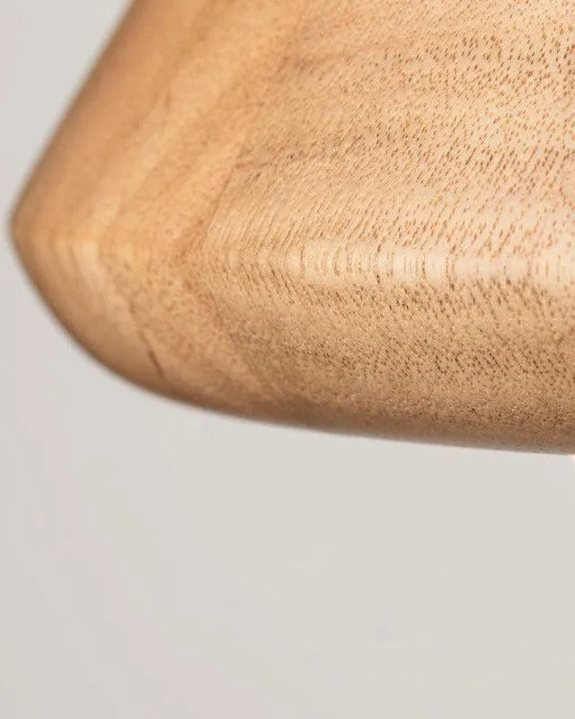 Hand-Turned Solid Timber Pendant