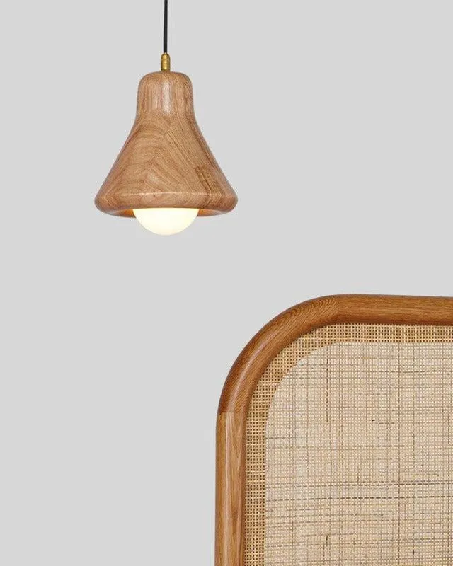 Hand-Turned Solid Timber Pendant