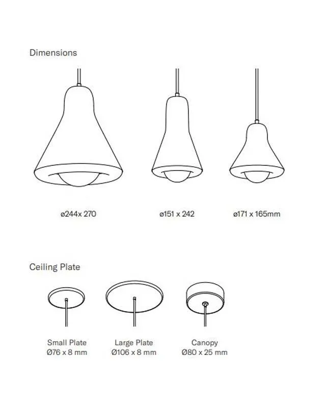 Hand-Turned Solid Timber Pendant
