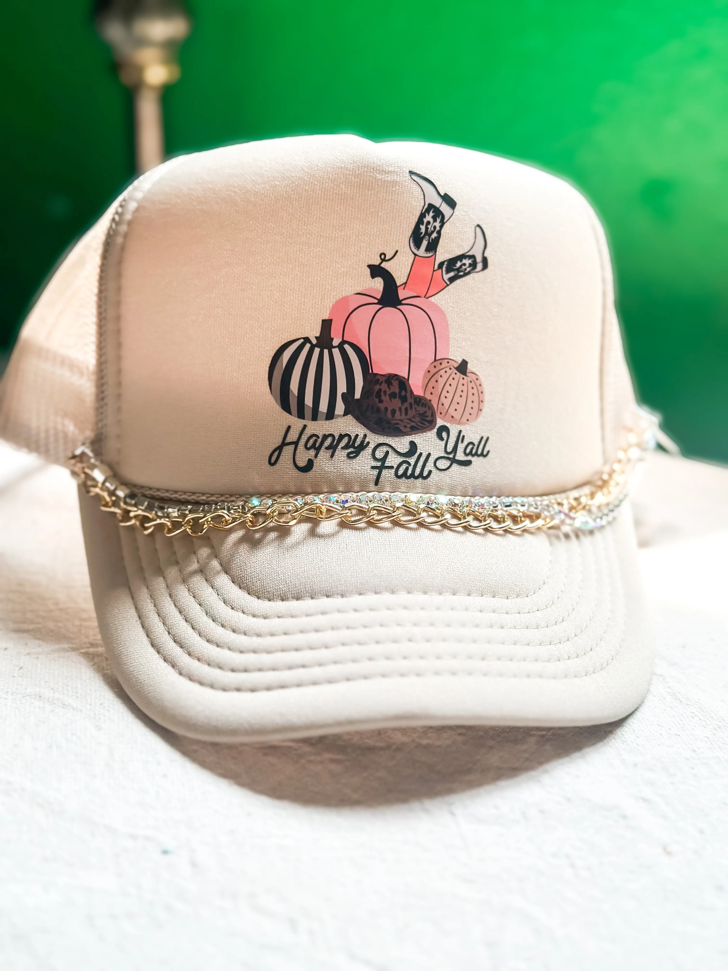 Happy Fall Y'all Trucker Hat