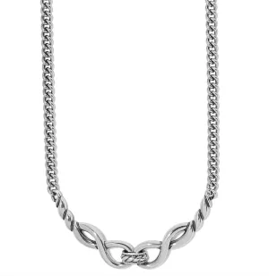 Interlok Infinity Collar Necklace