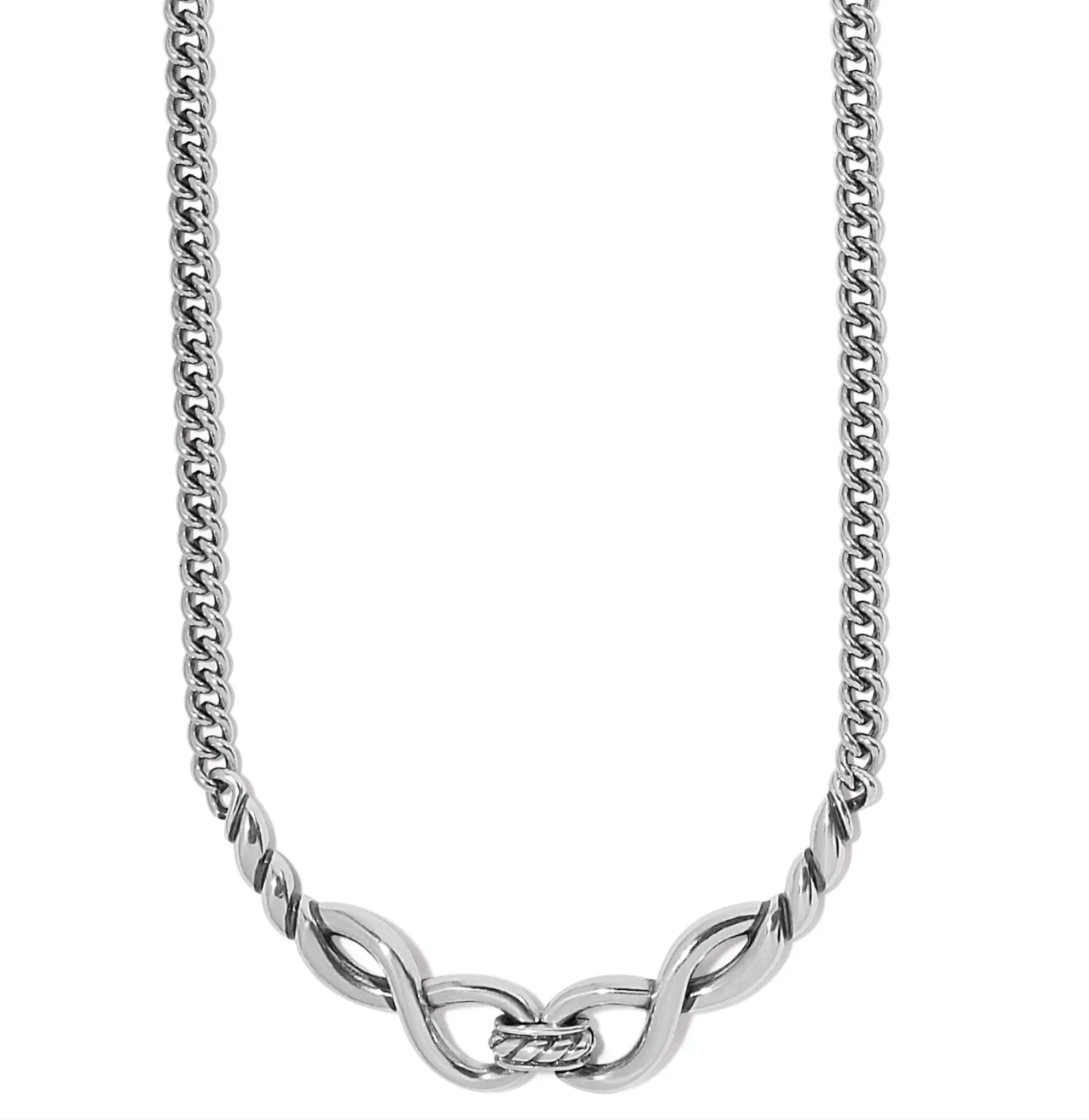 Interlok Infinity Collar Necklace