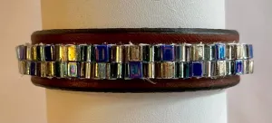 Just Fur Fun- Leather Bracelet (Carribean Sun)
