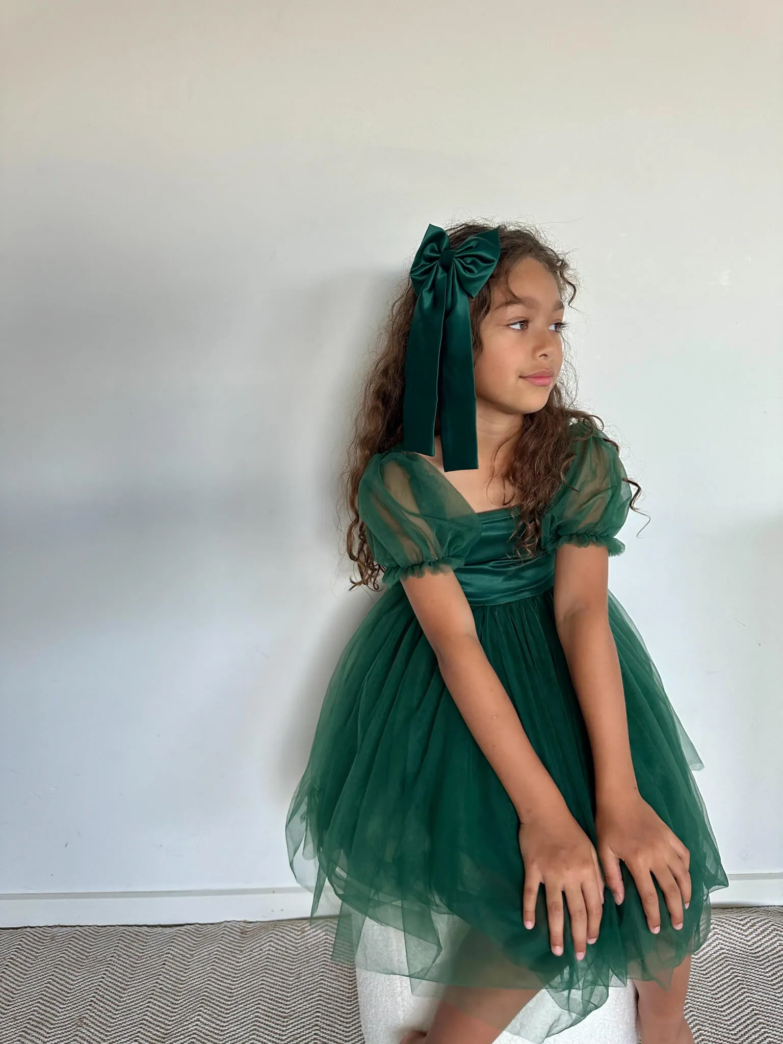 Layla dress - emerald