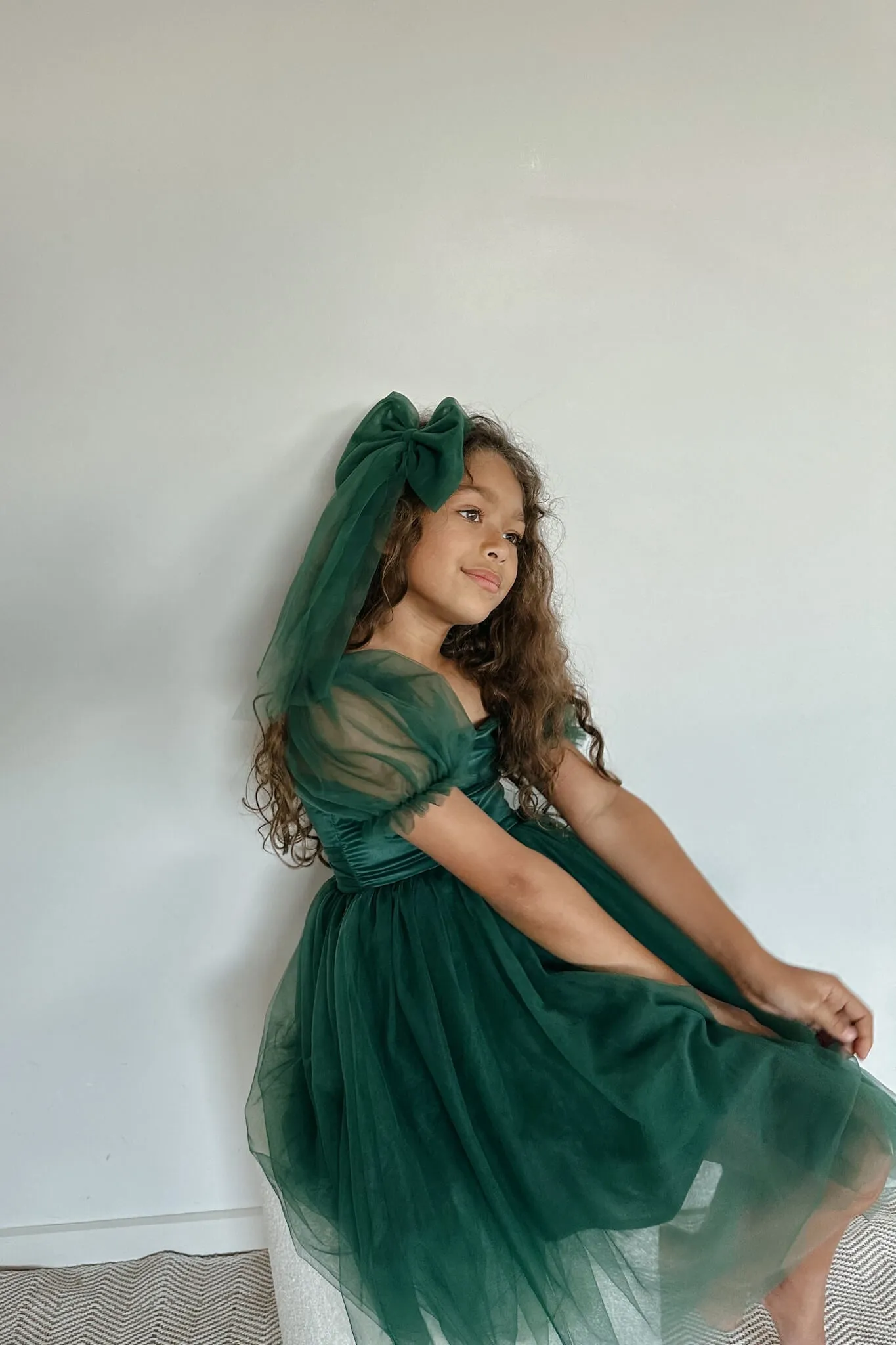 Layla dress - emerald