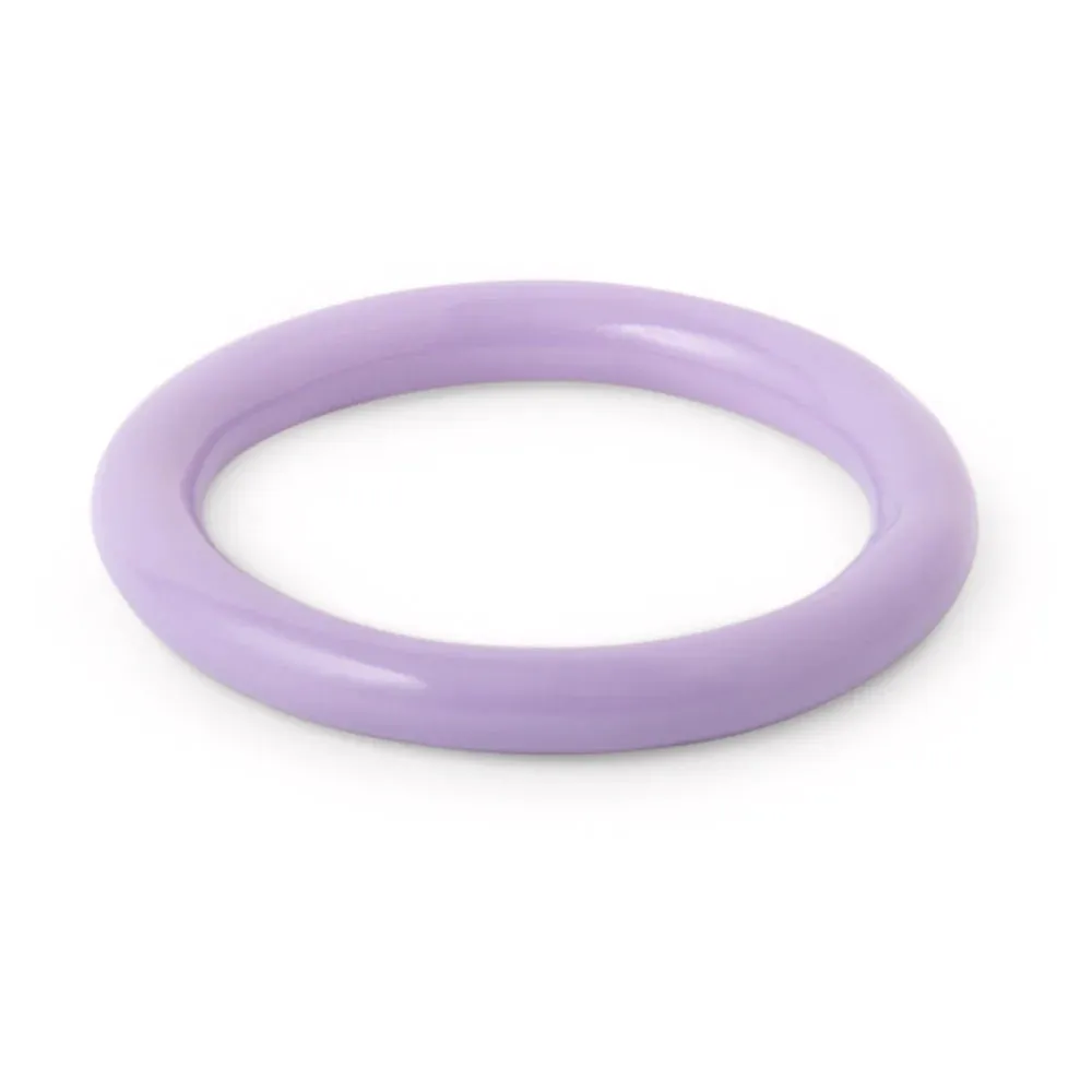 LULU Copenhagen Colourful Enamel Ring - Purple