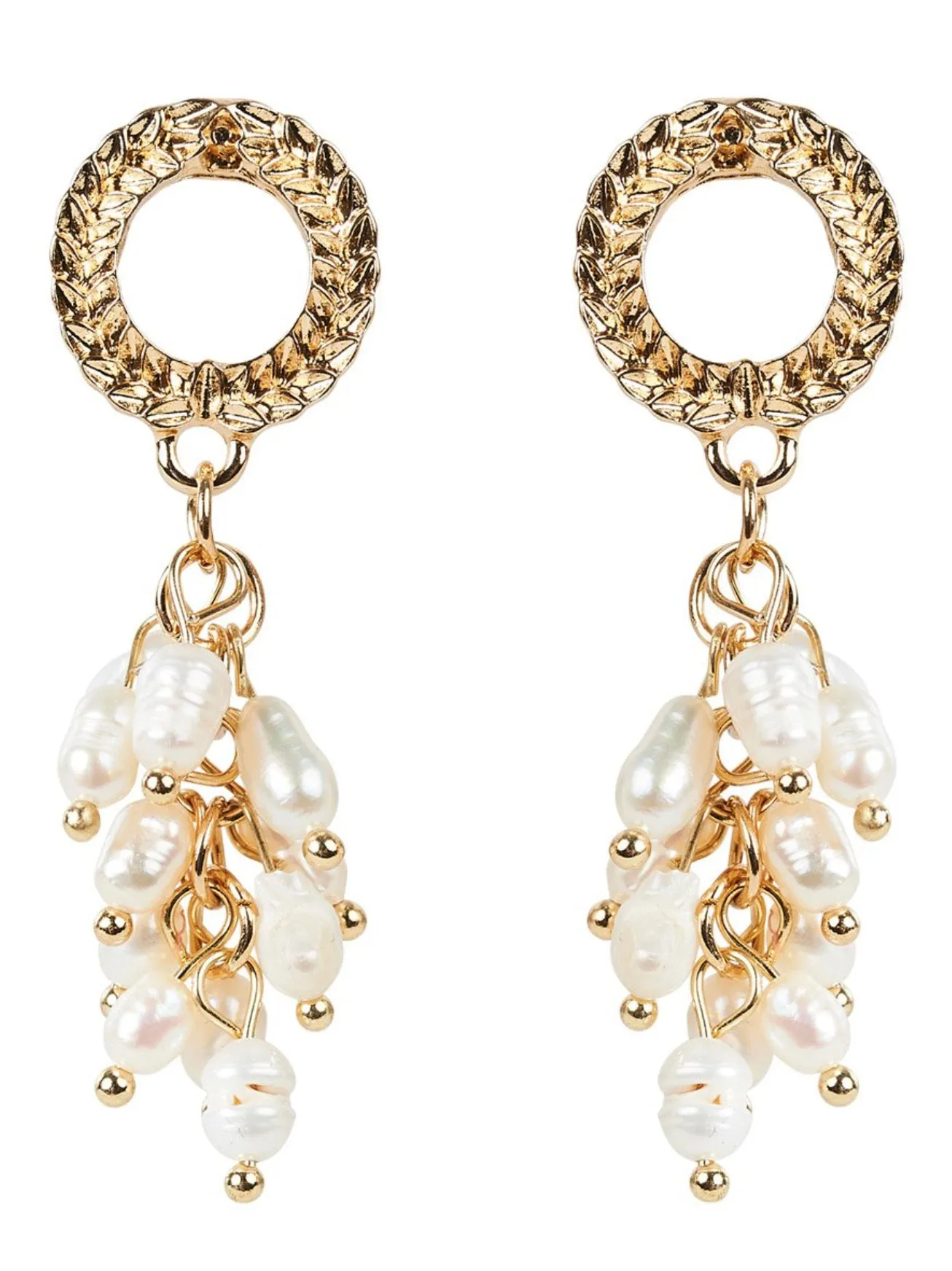 Lush Pearl Earring Cluster