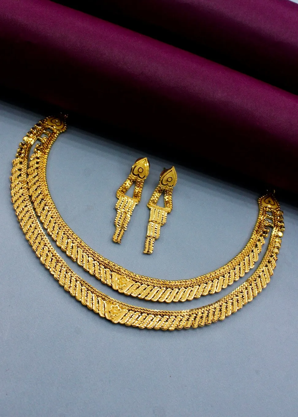 MAGNIFICENT GOLD PLATED NECKLACE