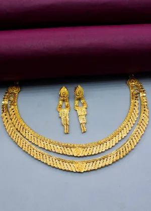 MAGNIFICENT GOLD PLATED NECKLACE