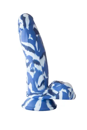 Major Dick - CammandoBlue Camo Dong 7.25 "