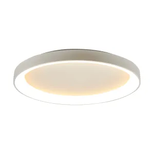 Mantra M8637 Niseko II Ring LED Flush Ceiling Light 90cm Remote Control White