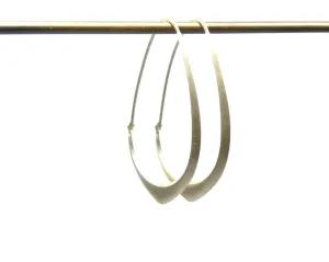 Medium Facet Hoop Earrings