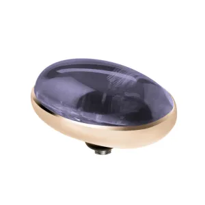 MelanO Oval Gem 14mm - Lavender/RG