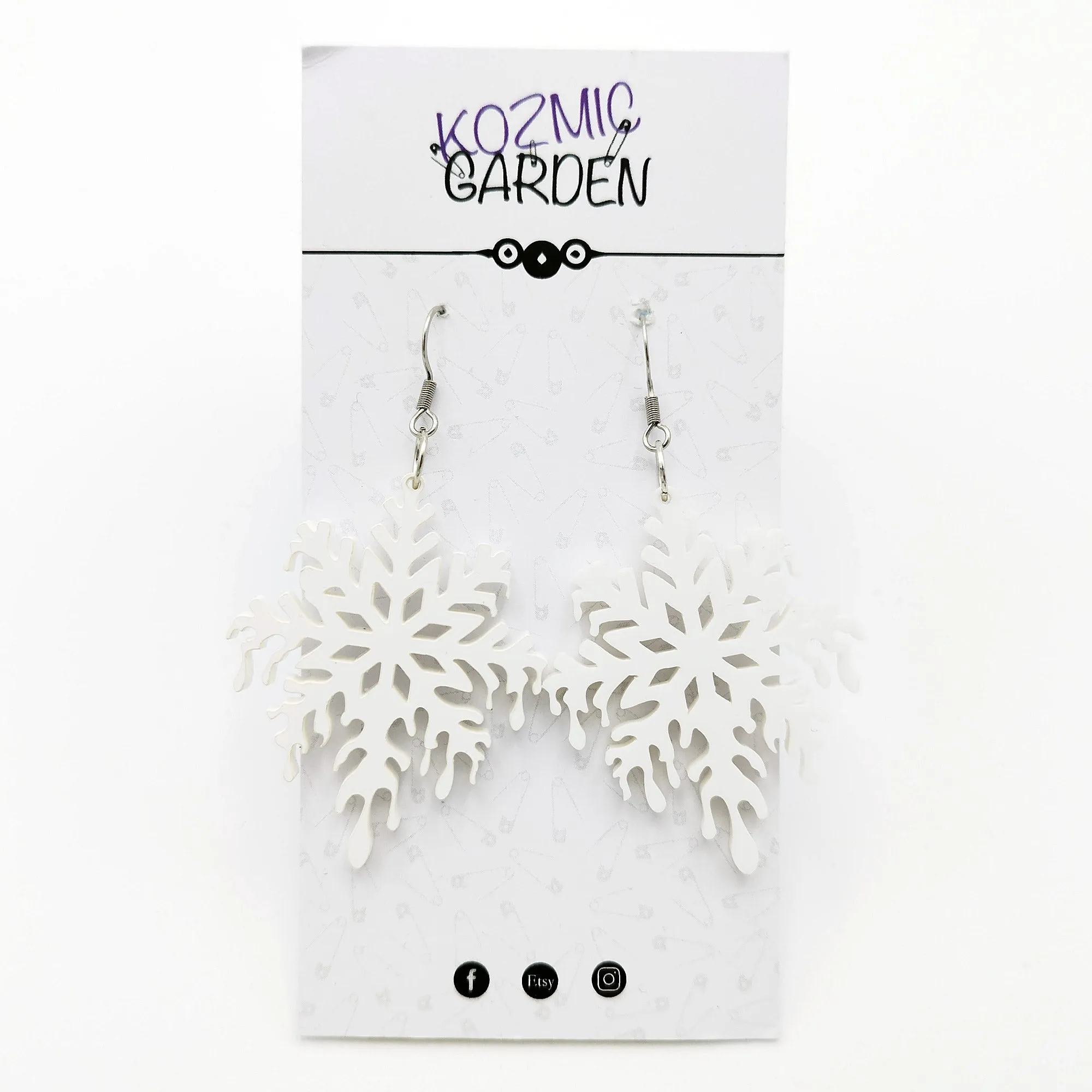 MELTING SNOWFLAKES EARRINGS | Snow or Blood? Which one will you choose? Muahaha