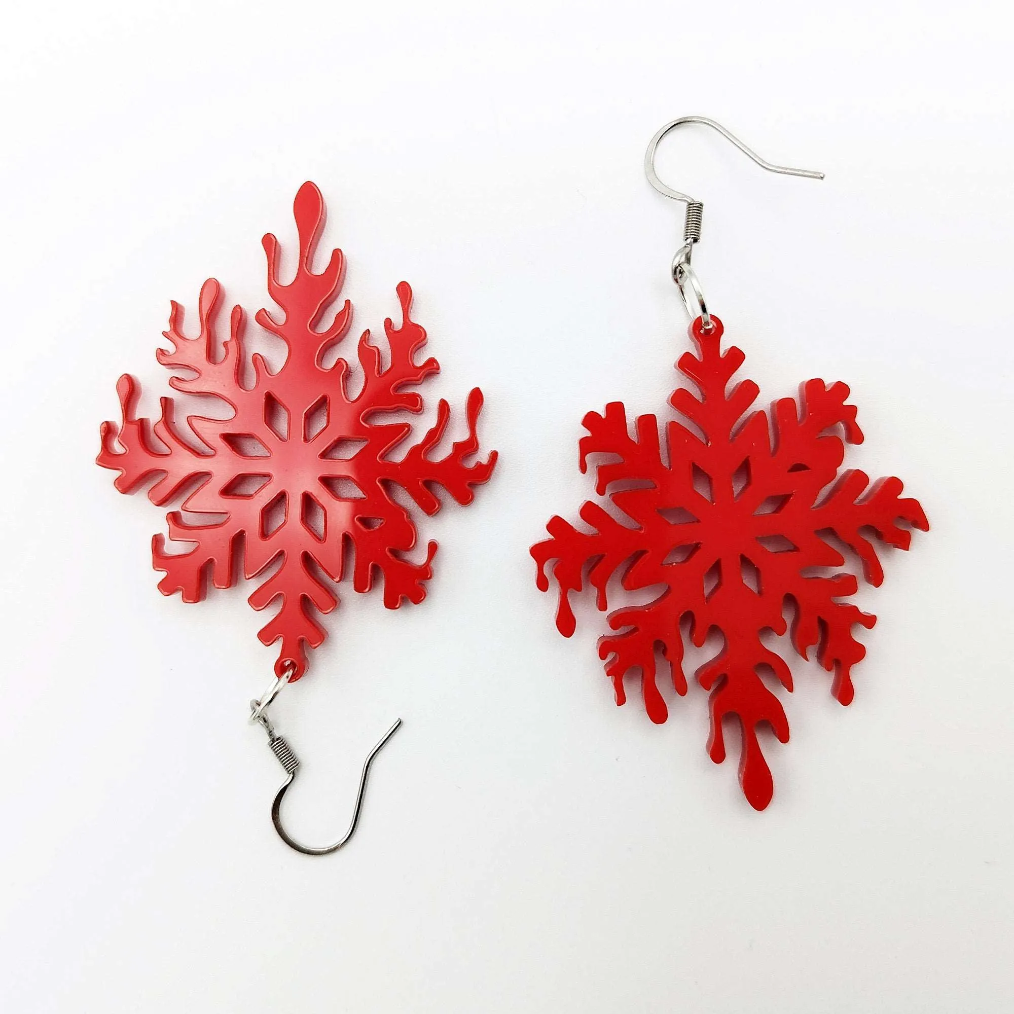 MELTING SNOWFLAKES EARRINGS | Snow or Blood? Which one will you choose? Muahaha