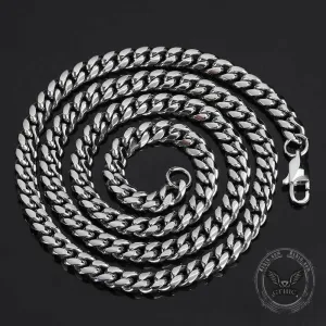 Miami Cuban Stainless Steel Choker Chain Necklace
