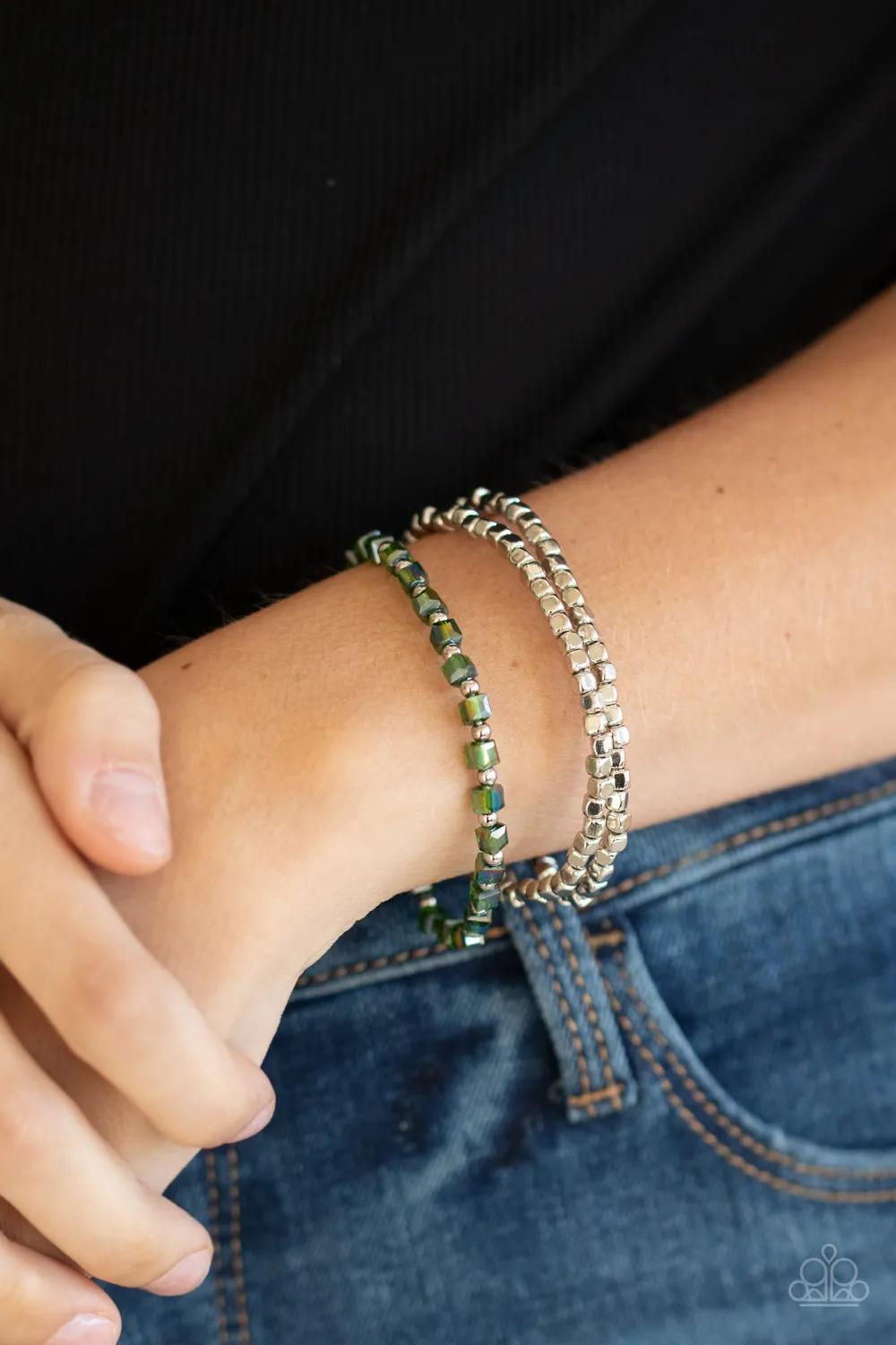 Mix and Mash - Green Bracelet