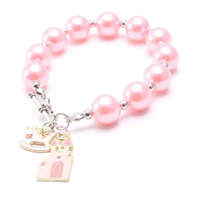 Mixed Girls Baby Beads Bracelets Bangles