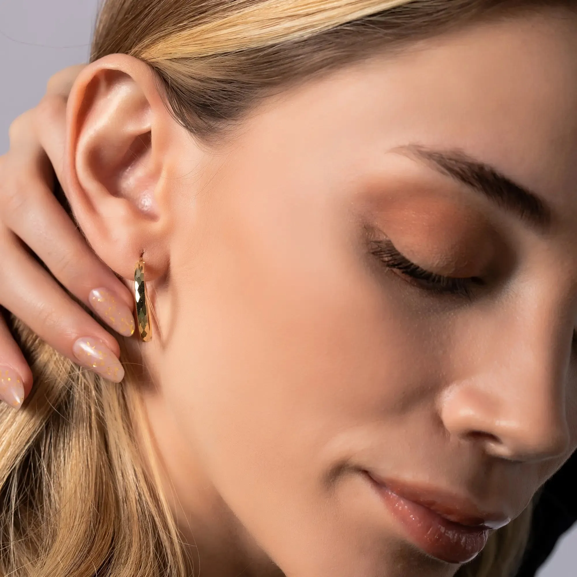 Modern Hoop Earrings