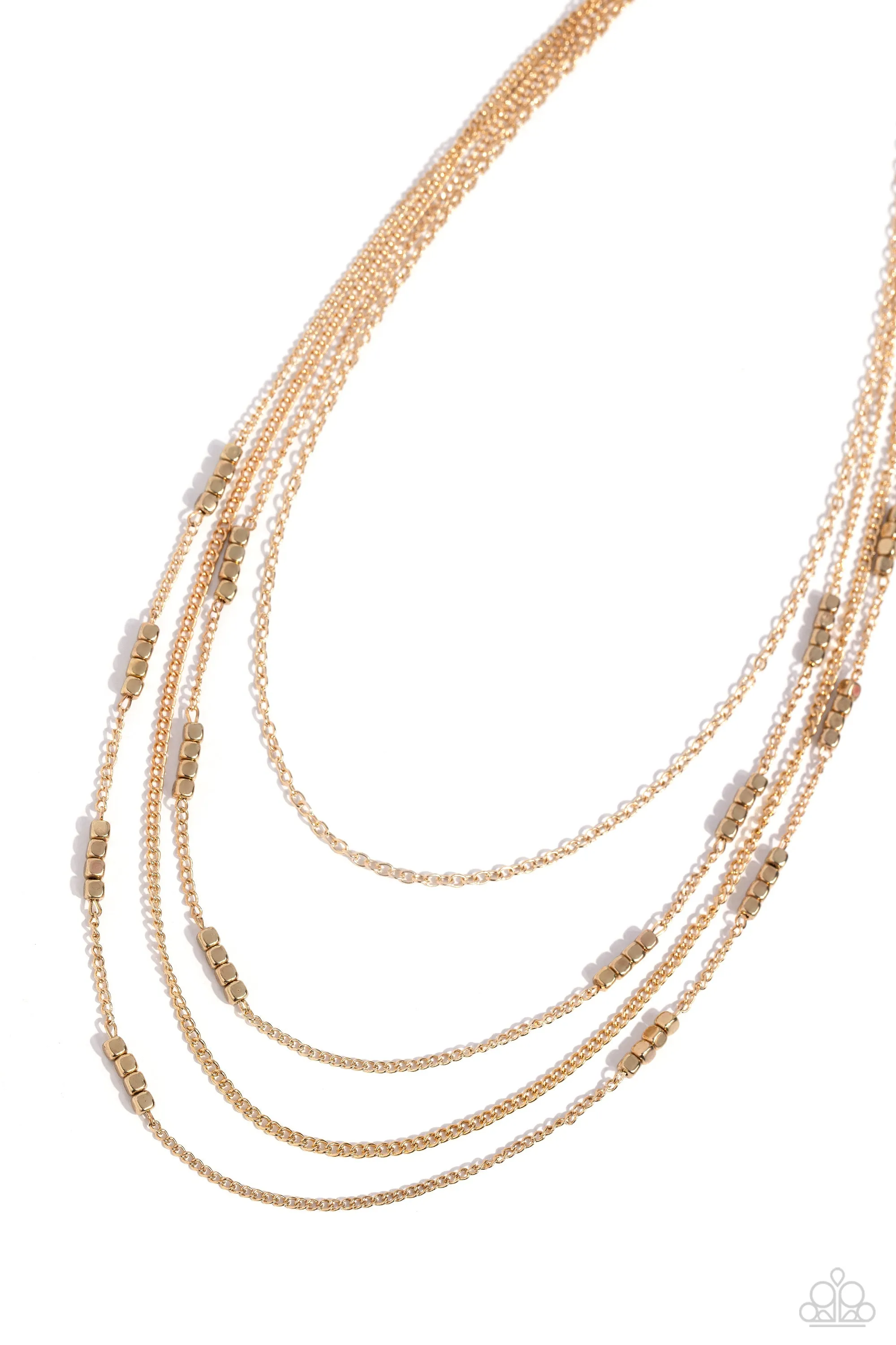 Necklaces Metallic Monarch - Gold N469