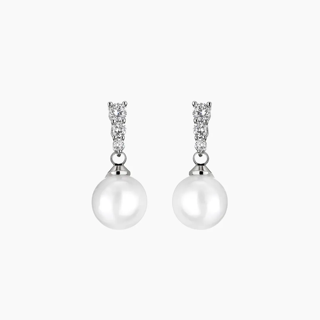 Nicole Drop Pearl Earring