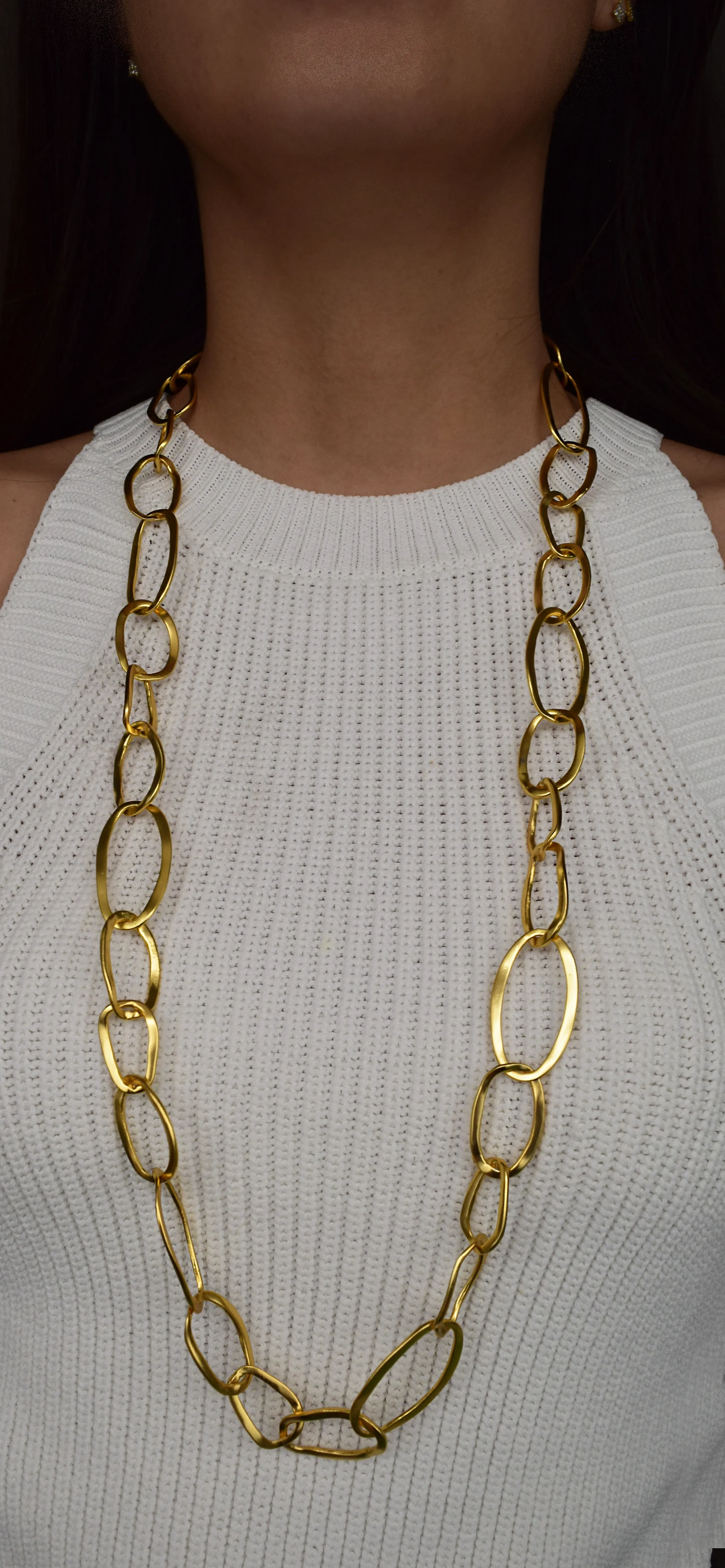 Oval links long Necklace
