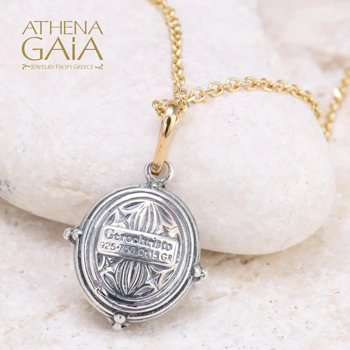 Oval Pearl Fountain Pendant