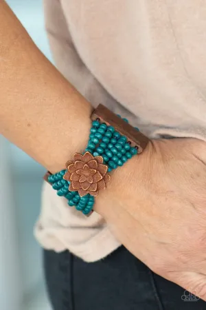 Paparazzi Bracelet ~ Tropical Sanctuary - Blue