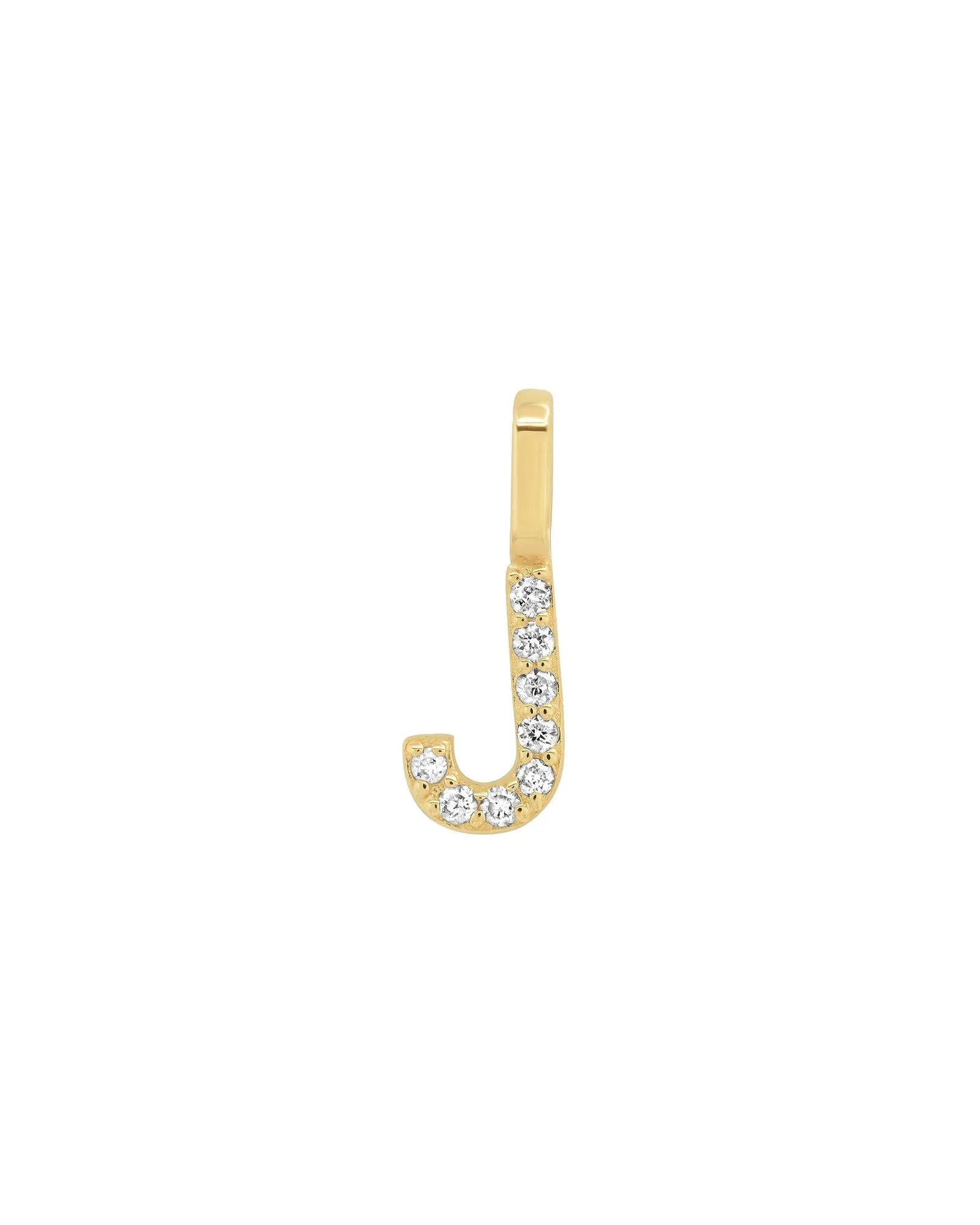 Pavé Diamond Monogram Pendant
