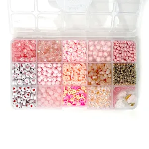 Pink Supreme Valentine Bead Box