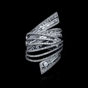 PREORDER | Crossover Statement Diamond Ring 14kt
