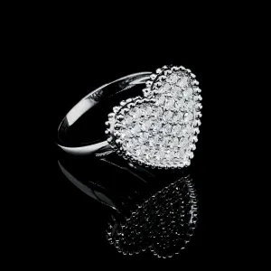PREORDER | Large Classic Heart Diamond Ring 14kt