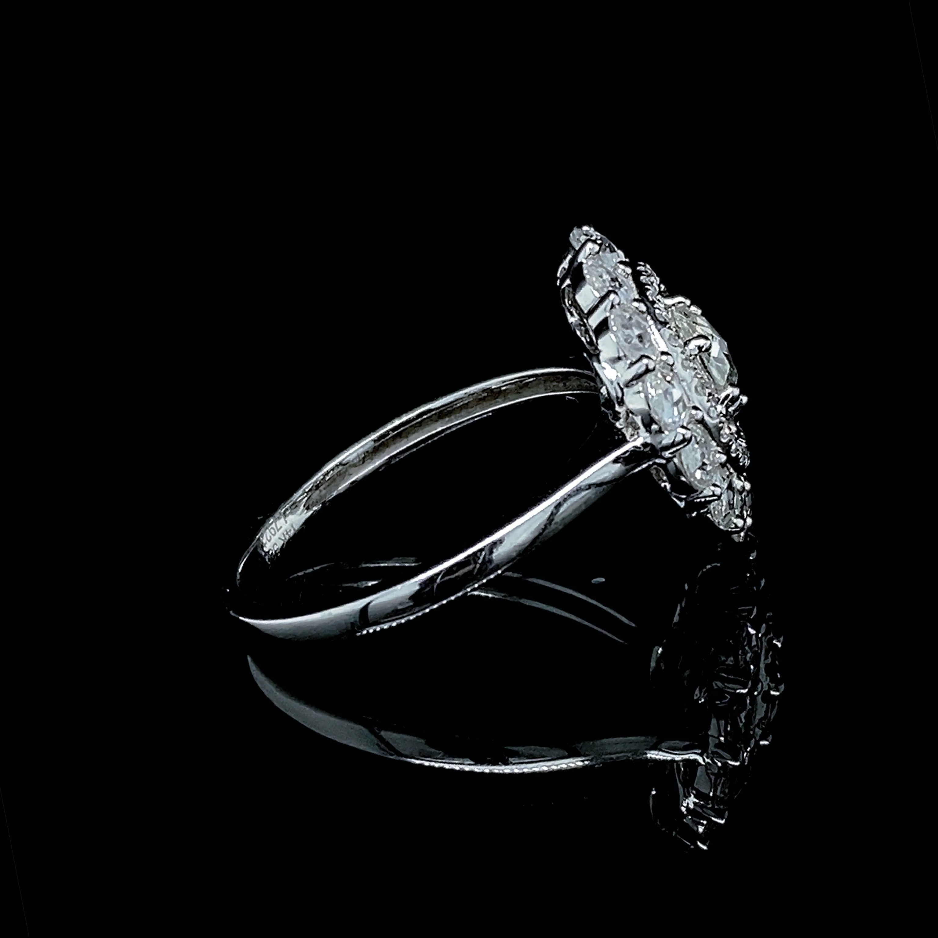 PREORDER | Lucky Rosecut Center Statement Diamond Ring 14kt