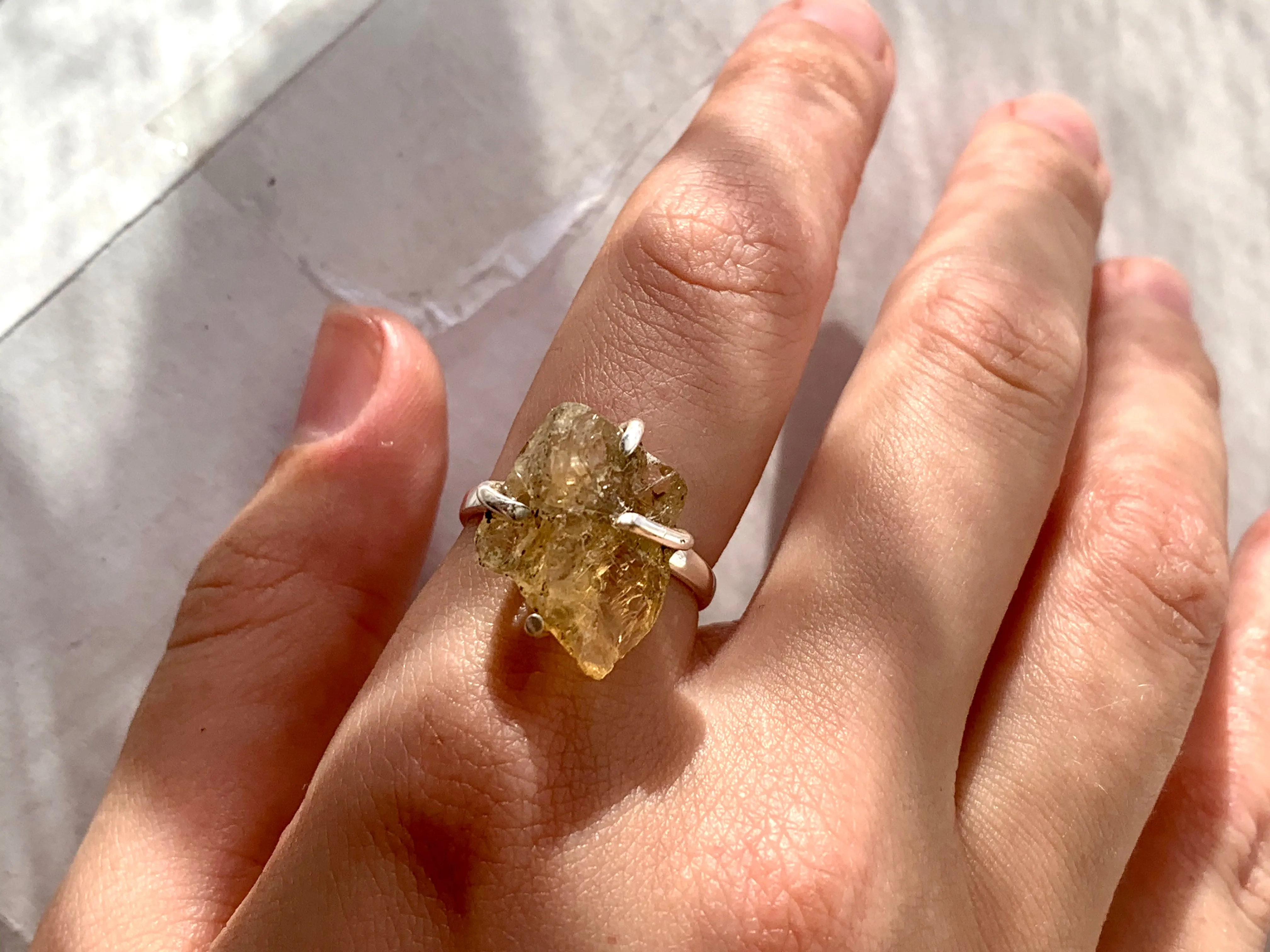 Raw Citrine Sanaa Ring