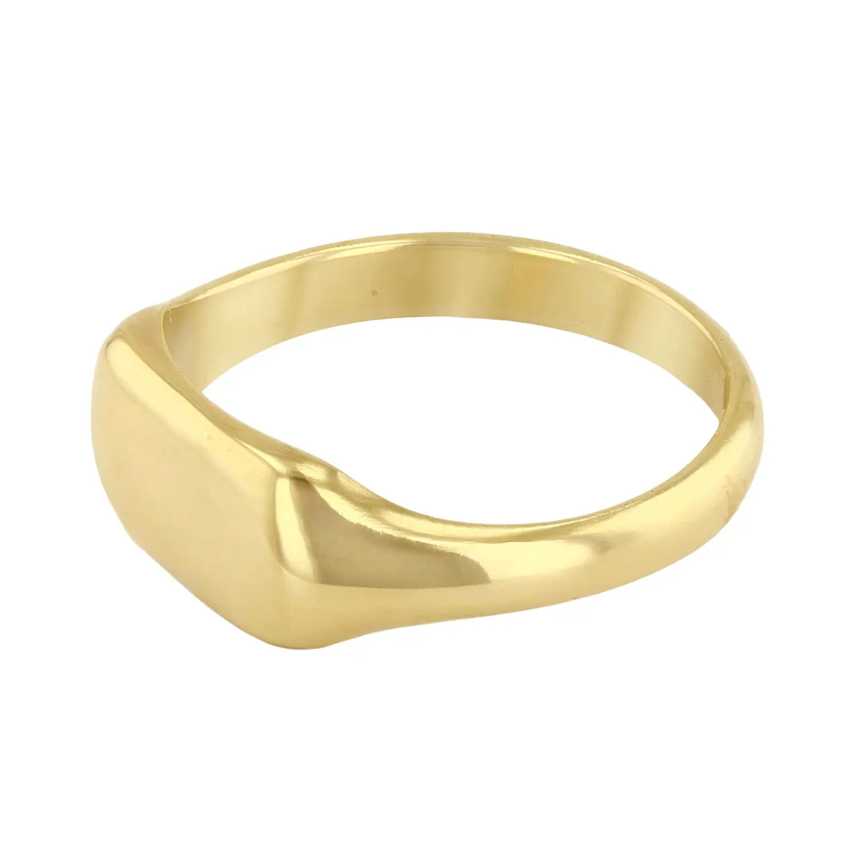 Rectangular Signet Ring | Pre-Loved | 18K Yellow Gold