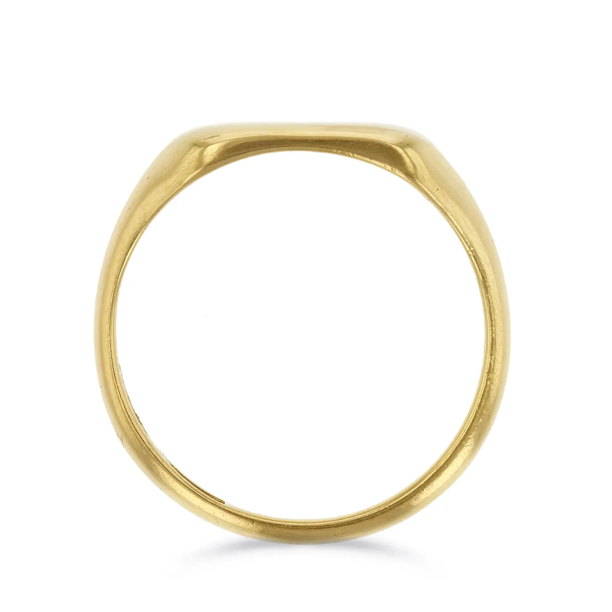 Rectangular Signet Ring | Pre-Loved | 18K Yellow Gold