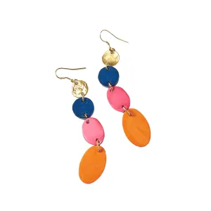 Ria Earrings Multi Drop