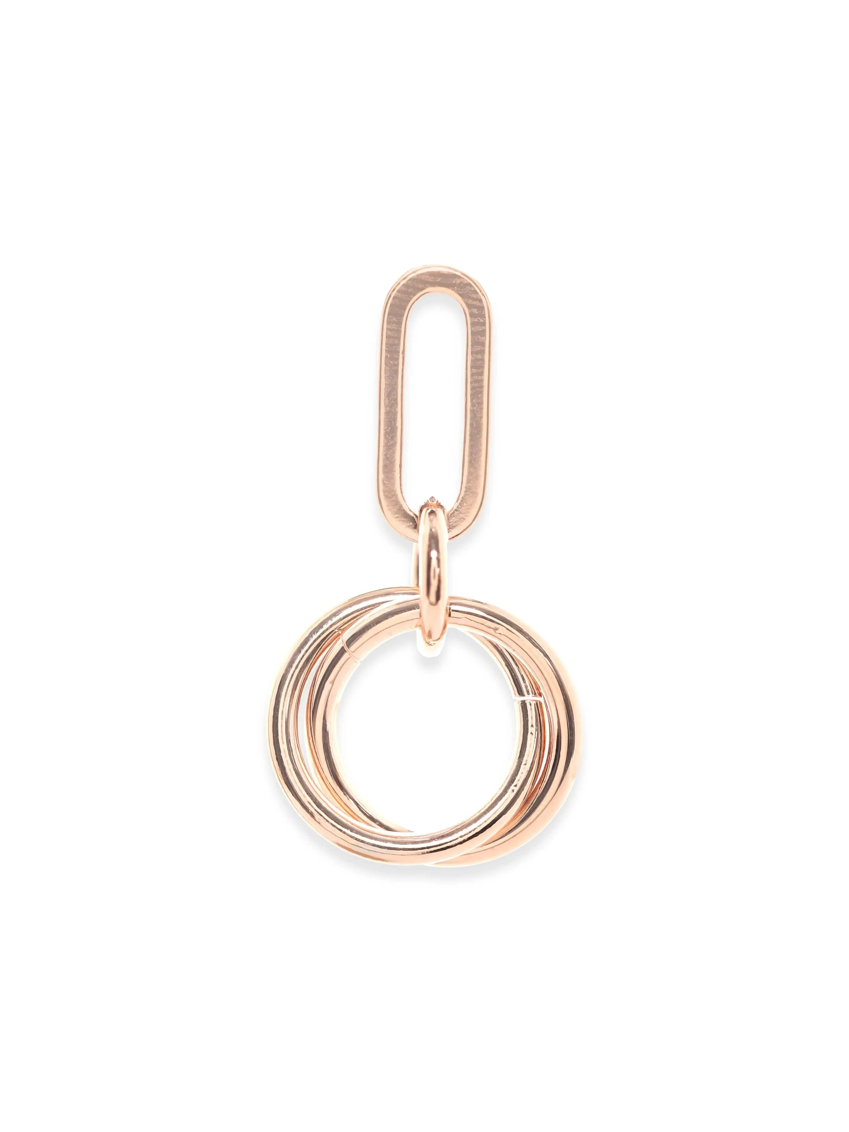 Rubans Voguish Rose Gold Minimal Dangle Earring