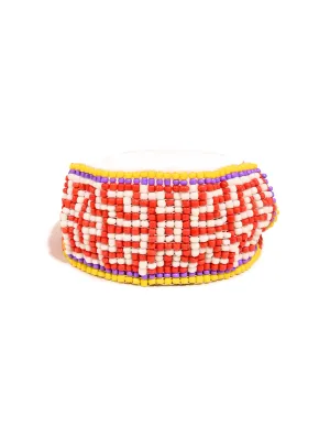 Shipibo Amazon Adjustable Bead Bracelet