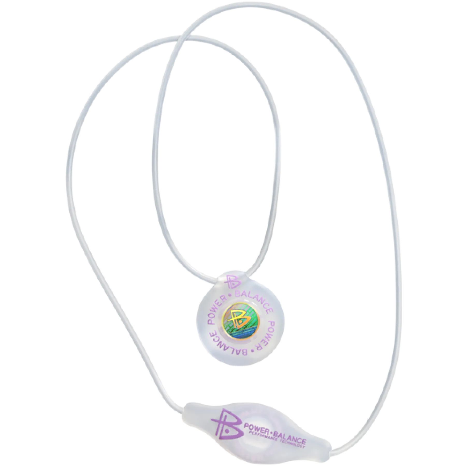 Silicone Pendant Clear Pink