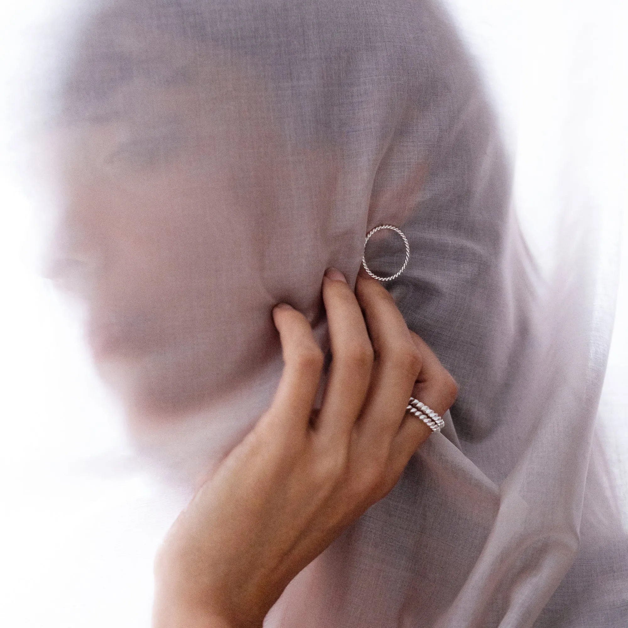 Silver Twist Ring