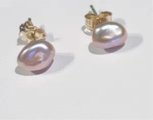 Small Keshi Pearl Earrings