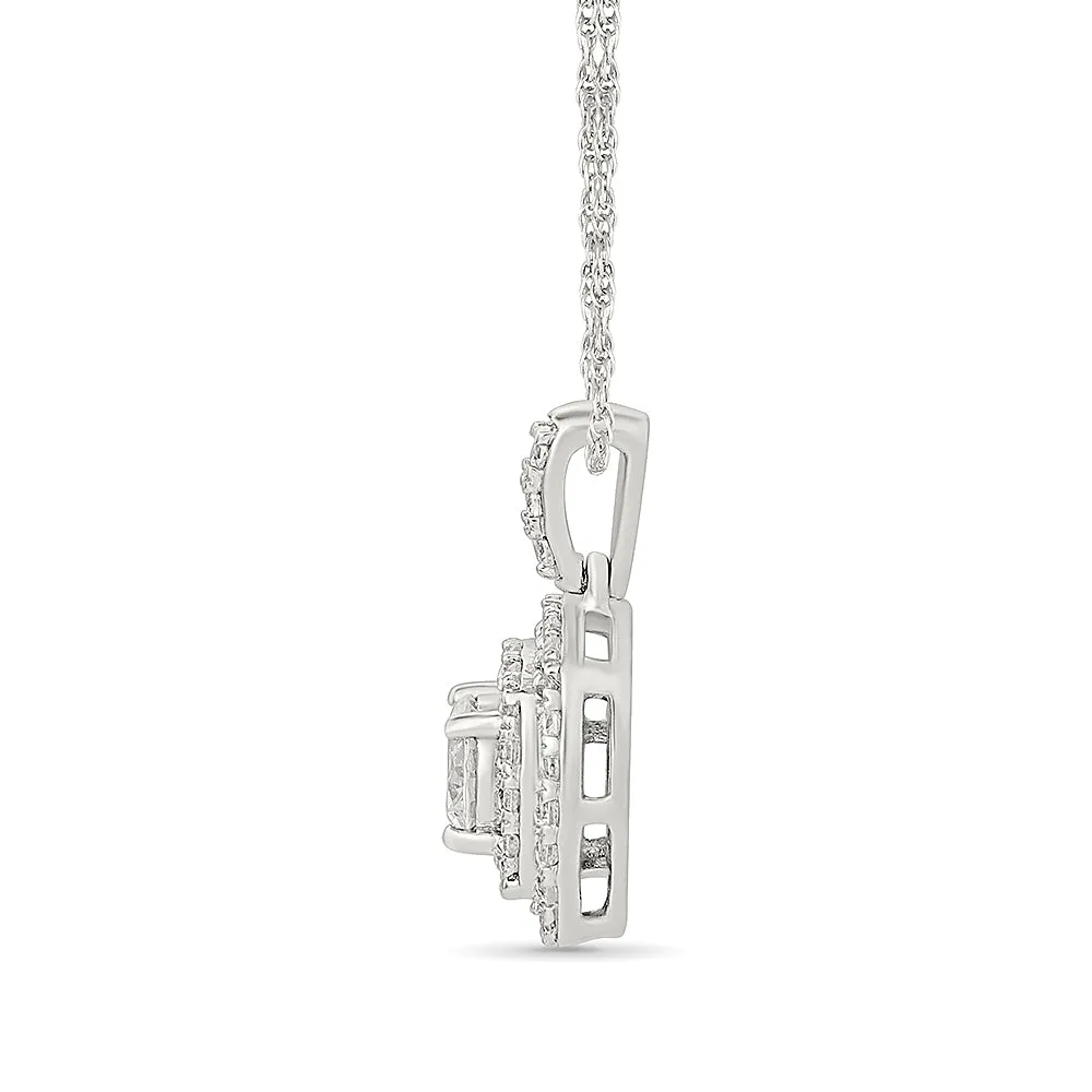Square of Sparkle Pendant