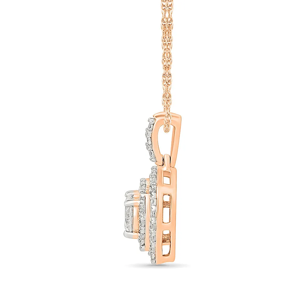 Square of Sparkle Pendant