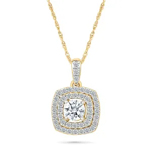 Square of Sparkle Pendant